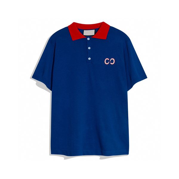 

men's plus tees polos round neck embroidered and printed polar style summer wear with street pure cotton r2g1, Black;brown