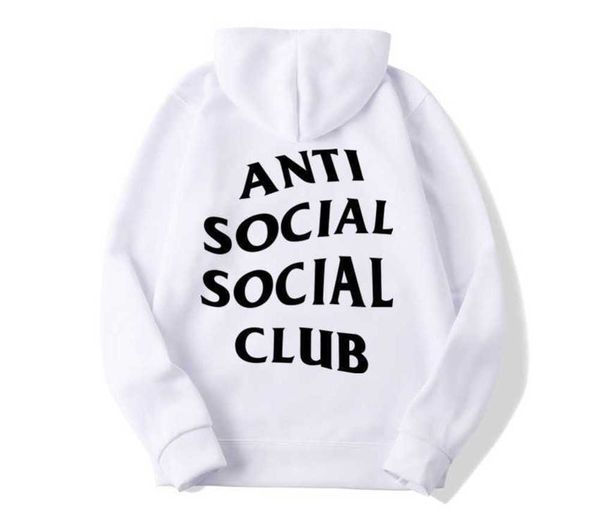 

designer new assc t shirt hoodie anti social club 's sweater won men tee666, Black