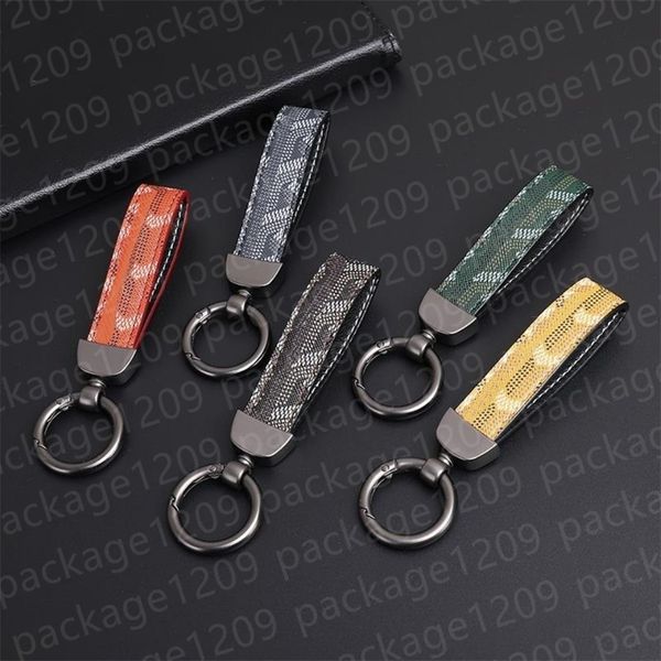 

2023 fashion luxury brand key chain designers keychains men and women classic decorative leather keychain pendant car wallet key chain ring, Silver