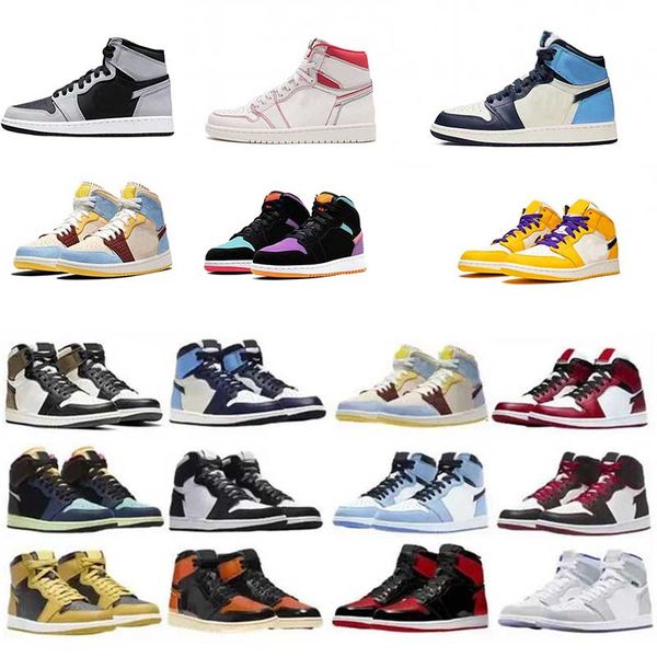 

flying 1s basketball shoes university running shoes lan shen mocha unc light smoke gray royal silver toe shadow twisted men and women super, Black