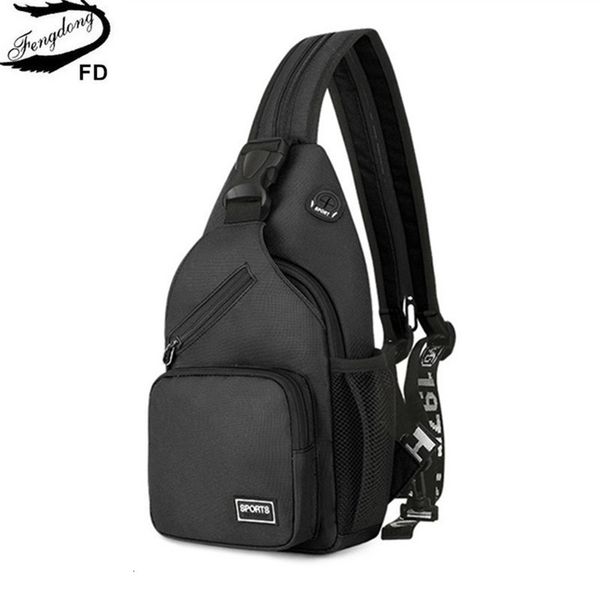 

evening bags fengdong small cross bag womens messenger bag leisure pendant chest bag womens mini travel bag sports shoulder bag 230406