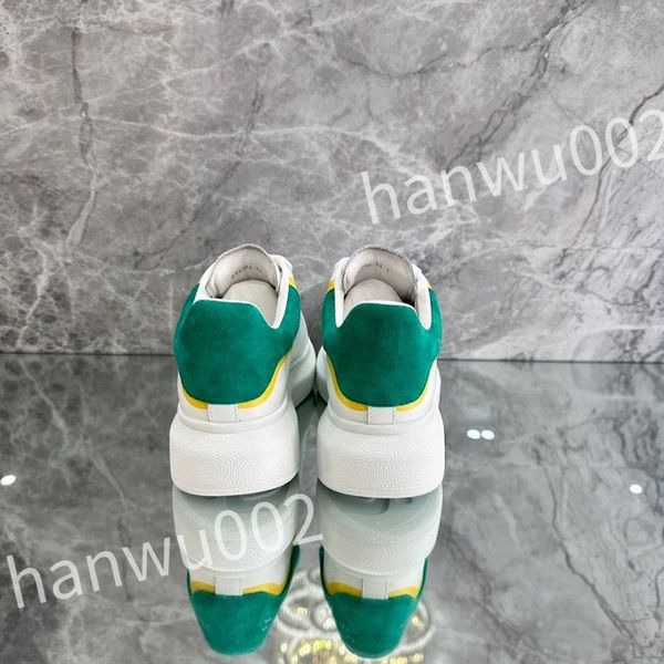 

2023 new casual shoes women travel leather lace-up sneaker cowhide fashion lady flat designer running trainers letters woman shoe men gym sn, Black