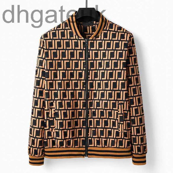 

men's jackets designerluxury designer jacket men zipper jackets digital printing cardigan coat mens casual jacket burb fashion trench c, Black;brown