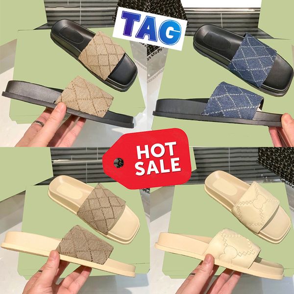 

mens slippers sqaure toe slides sandals sqaure-toe slide for womens designer slipper beach sandal men women shoes summer outdoor flats flat, Black
