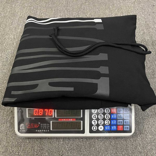 

hoody vlome one hoodie women men fashion designer cotton leisure casual fashion designer cotton reflective large print high street hooded lo, Black