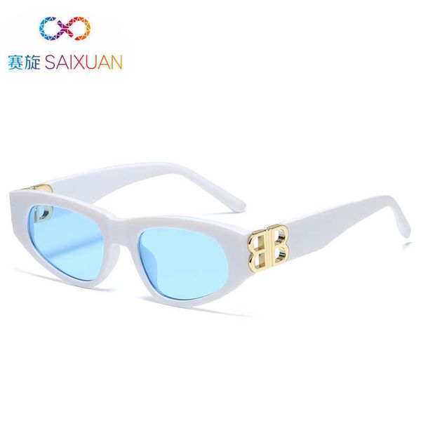 

2021 new personalized small fashion street trend sunglasses 2058, White;black