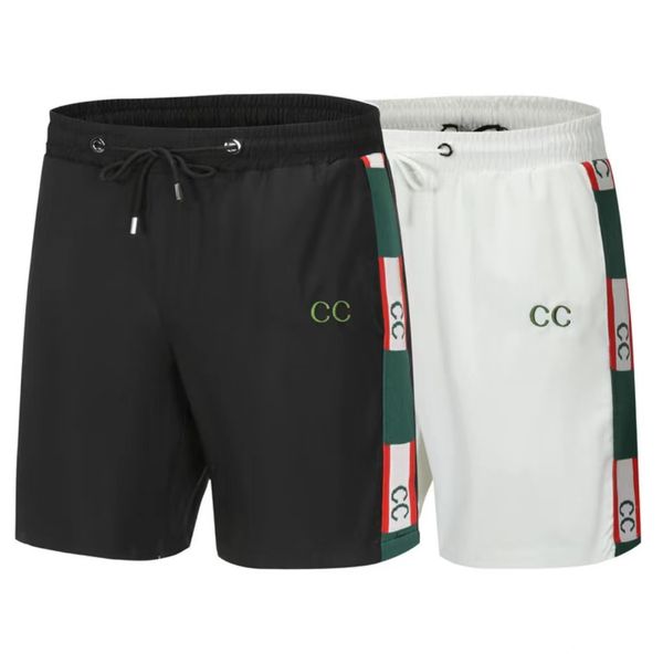 

mens designer shorts gallerys swimming beach pants lnaka quick dry solid beach new casual shorts anti pilling breathable couple beach pants, White;black