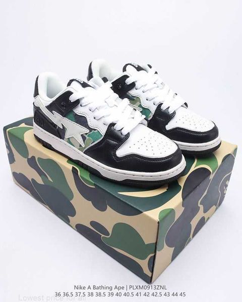 

bapesta sk8 sta casual shoes astronaut candy star men's and women's skate shoes size 36-45, Black