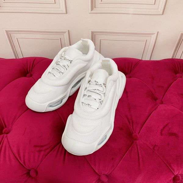 

womens casual sports shoes travel fashion white trainers women lace-up sneaker leather cloth gym thick soled shoe designer platform 0724, Black