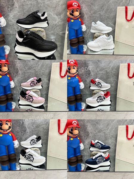 

brand womens low-shoes designer mens casual shoes men's multi-color lace-up sports shoes fashion running shoes soft and comfortable pla, Black