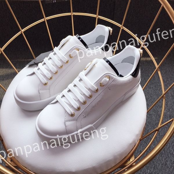 

luxury calfskin women sneakers shoes leather trainers famous comfort outdoor trainers men's casual walking, Black