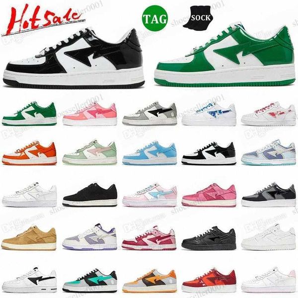 

apes sta sk8 casual shoes bapesta designer nigo men women bapestas white black stas patent leather m2 comics blue red bordeaux beige suede a