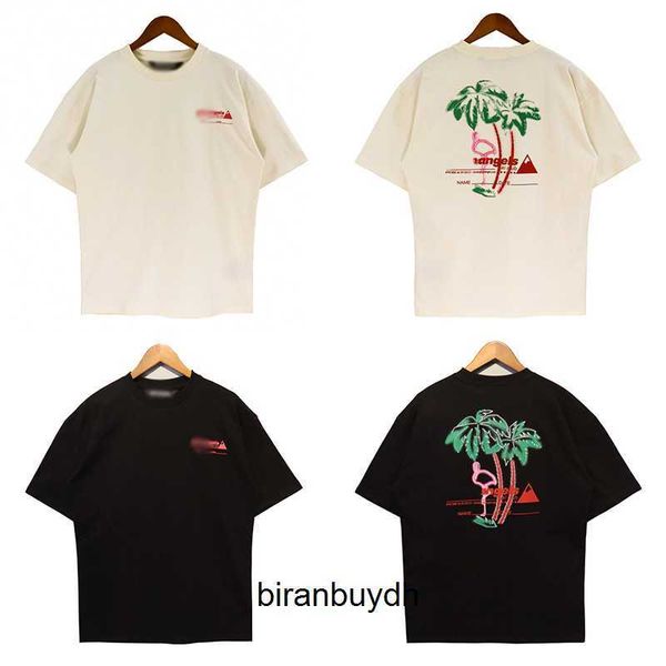 

men's t-shirts angels american coconut summer beach loose fashion casual couple t-shirt ins, White;black