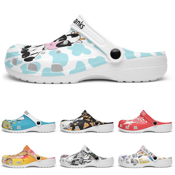 

Customized exquisiteand comfortable fashionable beautiful Glossy Diy shoes for men and women's indoor slippers 43-102215