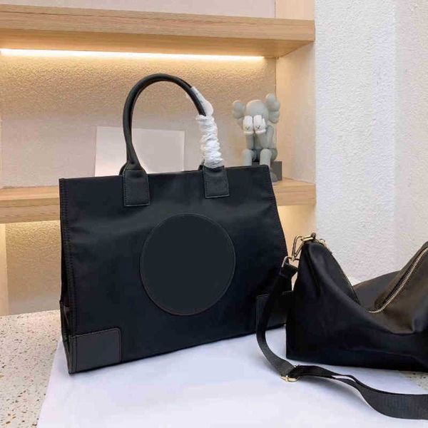 

totes 2 pcs set tote bag shopping bags women luxury leather designer handbags shoulder bag purses with toiletry bags 220821