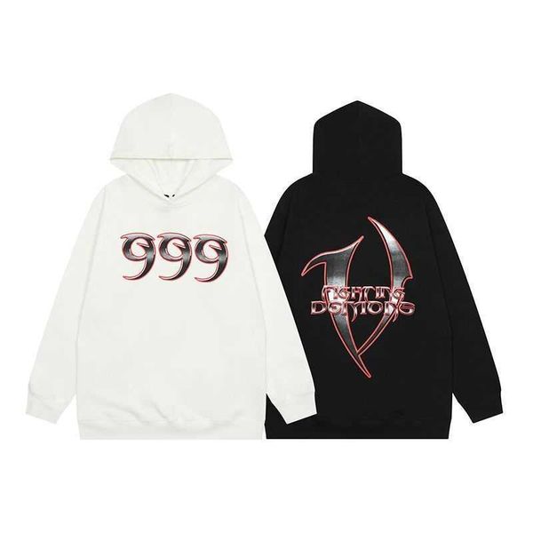 

hoody vlome one hoodie women men fashion designer cotton leisure casual fashion designer fog hooded sweater mensf ashionh ighs treetp rinted, Black
