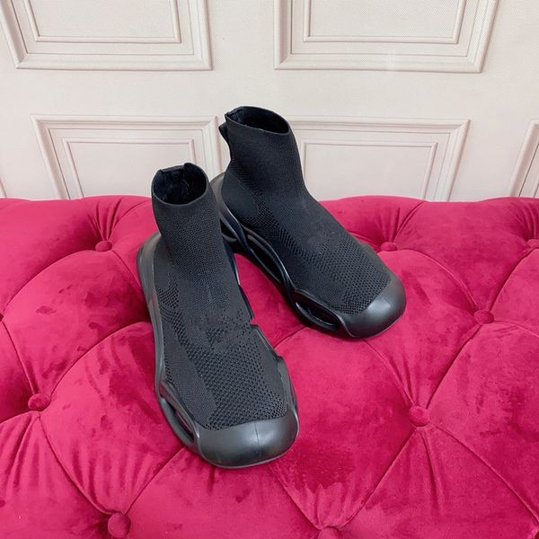 

designer shoes shoes casual shoes men women's sneaker lip sports thick soled men women cartoon letters 0725, Black