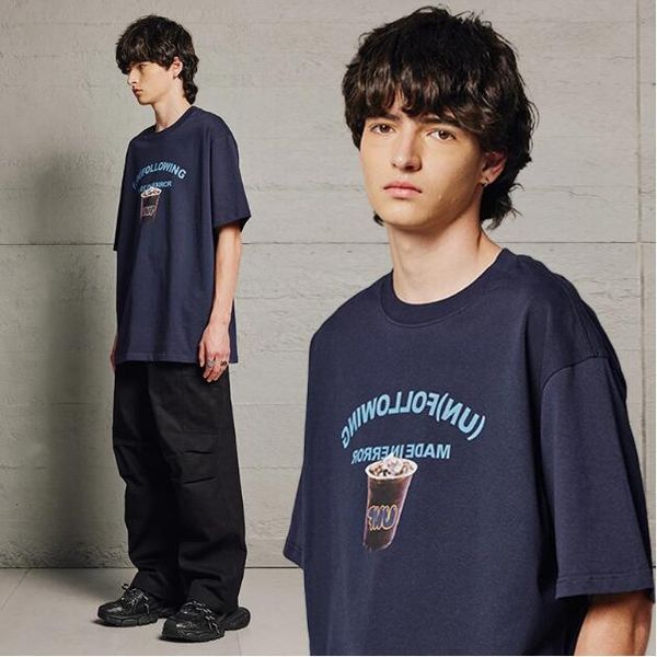 

men's plus tees cotton t shirt with round neck, Black;brown