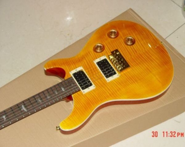 

factory custom prs shop tiger red very beauty electric guitar 69