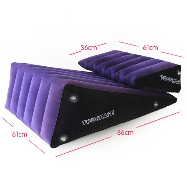 

fabric toughage wedge ramp combo bed mat toys for couple position inflatable pillow cushion body support pad furnitu games couple stimulato, Black;white
