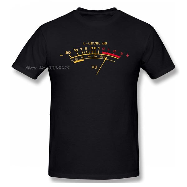 

mens tshirts vu meter vintage analog t shirt menwomen cotton summer tshirt short sleeve graphics tshirt brands tee gift 230406, White;black