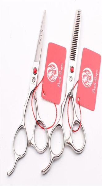 

z8000 6quot japan 440c purple dragon red stone professional human hair scissors barbers039 cutting thinning shears left hand 5475776