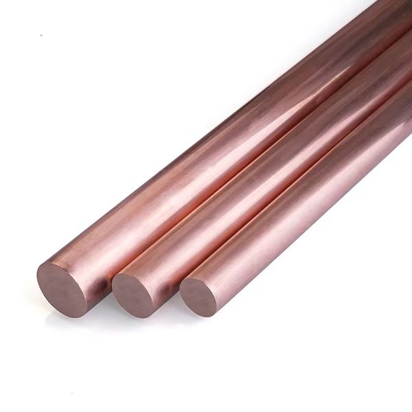 

red copper bars 0.8mm-7.5mm 50cm long copper rods customization processing cutting