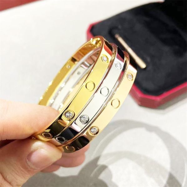 

fashion classic bangle bracelet designer jewelry bracelets designer for women gold bracelet 316l stainless steel plated 18k gold jewelry cha, Black