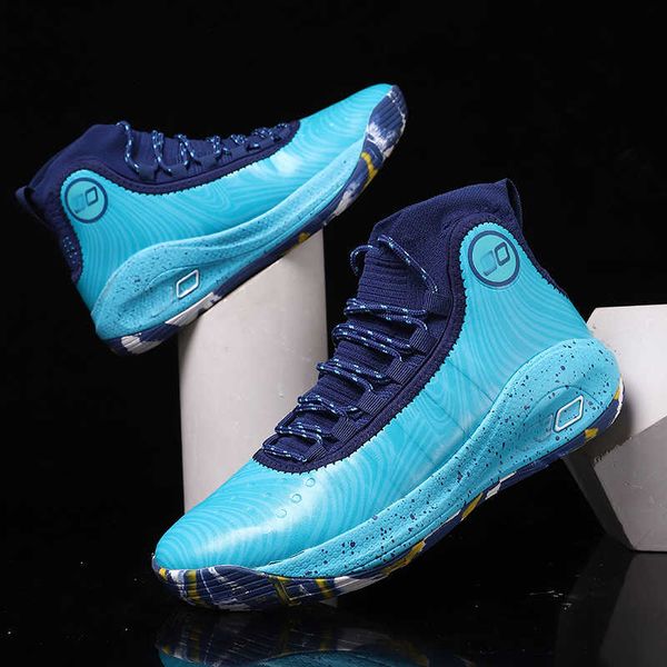 

athletic outdoor basketball shoes men sneakers boys basket shoes autumn high anti-slip outdoor sports shoes trainer women summer p230404, Black