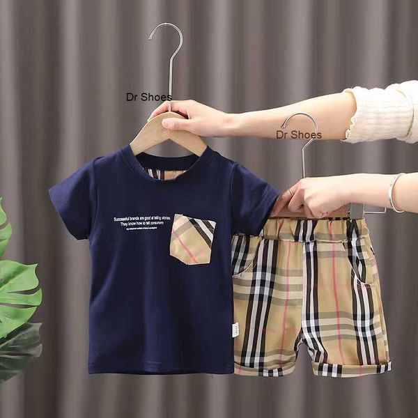 

designer baby clothes set t-shirt shorts toddler casual clothing kids tracksuit children boys cartoon 2pcs set, White