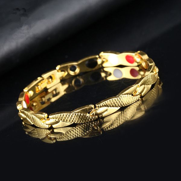 

charm bracelet trendy cuban chain designer bracelet fashion original jewelry gift plating alloy craft geometric shape & adjustable 7mm, Black