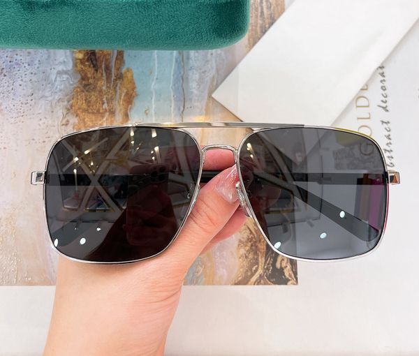 

1289 gunmetal/grey square sunglasses for men pilot sunnies designers sunglasses sonnenbrille sun shades uv400 eyewear wth box, White;black