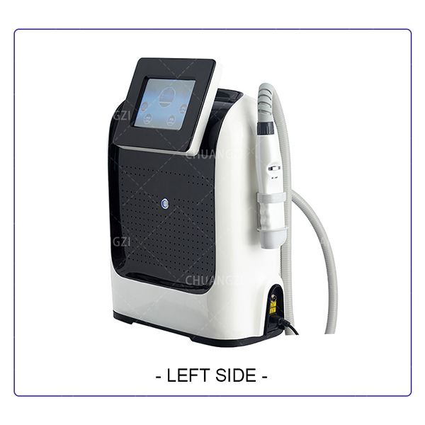 

laser machine 3 wavelength eyebrow washing q switch nd yag picosecond laser tattoo removal machine, Black