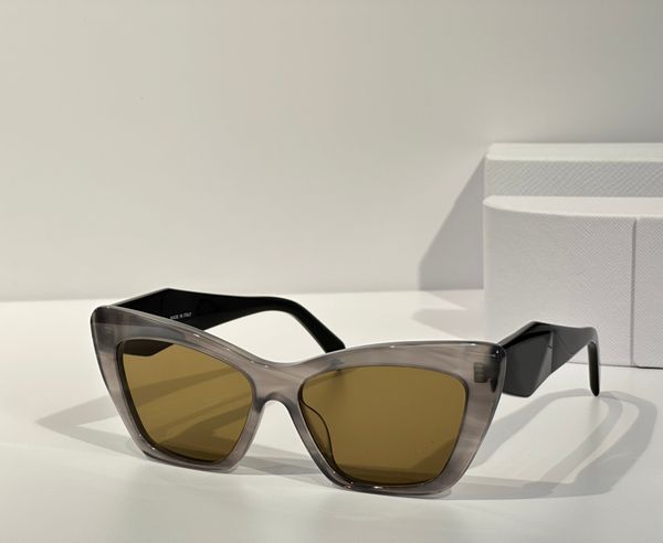 

grey brown cat eye sunglasses for women shades summer sunnies fashion sun glasses shades uv400 protection eyewear with box, White;black