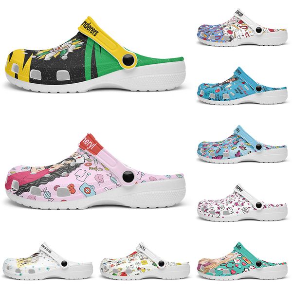 

Customized beautiful and comfortable fashionable lovely Glossy Diy shoes for men and women's indoor slippers 41-103182