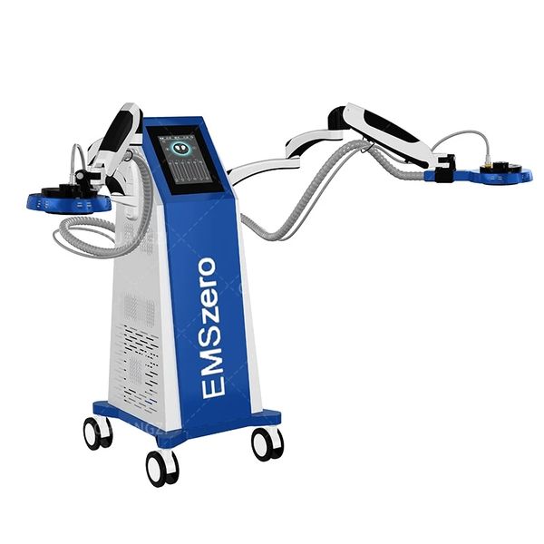 

new slimming emszero 15 tesla 4800w 2 handle infrared electromagnetic stimulation muscle increase fat decrease beauty instrument