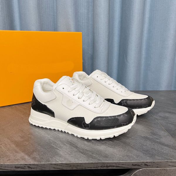 

eu38-45 original box america cup sneakers shoes patent leather & mesh trainers rubber sole fabric sports lace-up nylon casual outdoor sports, Black