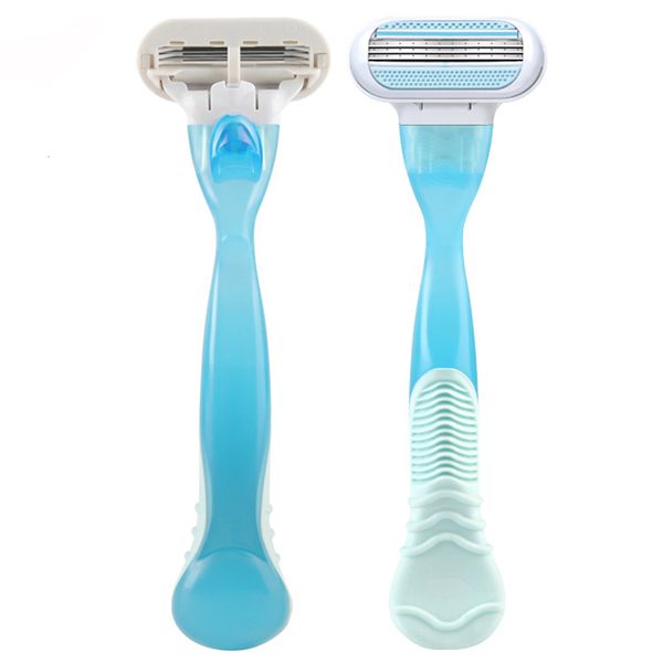

razors blades safety shaving 3 layers replaceable heads shaver refills female epilator 230406