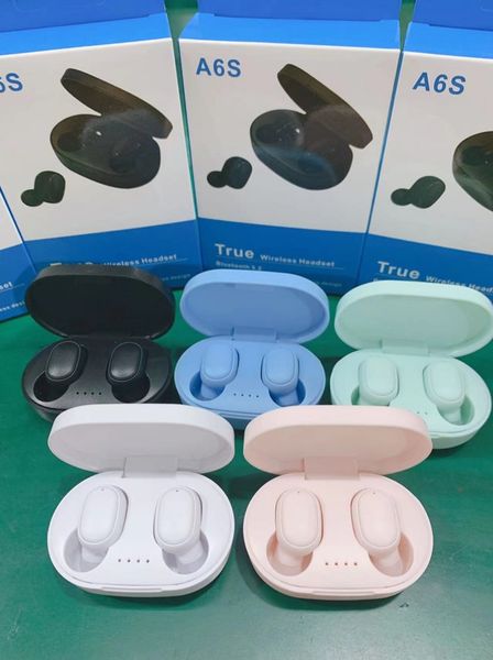 

a6s tws wireless bluetooth headset with mic air pro earbuds for xiaomi noice cancelling earphone bluetooth headphones