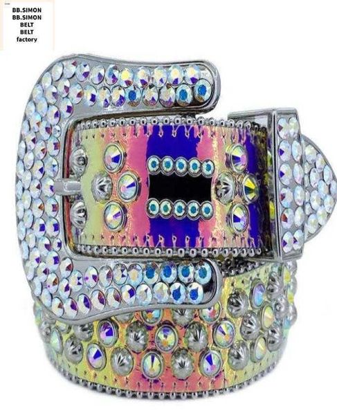 

2022 Designer Belt Bb Simon Men039s Belt Ladies Sparkling Diamond Black White Blue Red Multicolor K5Aw50828932