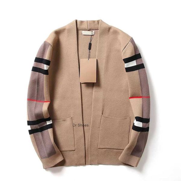 

luxury sweaters women's designer clothing knitted long-sleeved cardigan fashion casual knitwear shirtscouple sweater coat, White;black