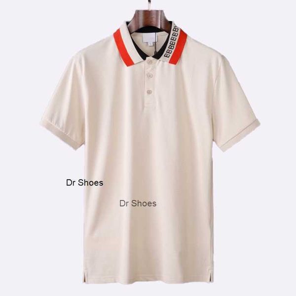 

men's polo shirt polos tshirt t shirt tees embroidery short sleeved shirts for men tshirts designer poloshirts summer lapel button clo, White;black