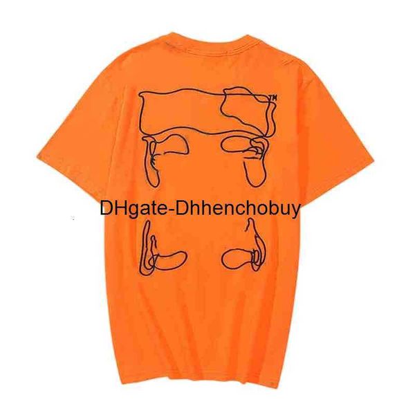

men's t-shirts off offs white irregular arrow summer loose casual short sleeve t-shirt for men and women printed letter x on the back p, White;black