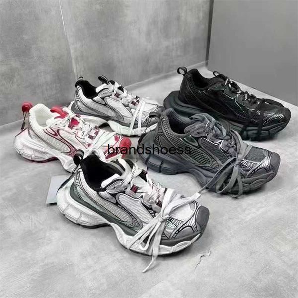 

2023 new paris 3xl worn out couple dirty thick sole casual ninth generation sports shoes, Black