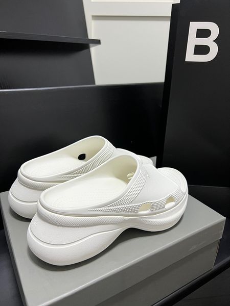 

designer clogs shoes men women sandals arizona slippers leather felt sliders outdoor indoor buckle strap flats cork summer, Black