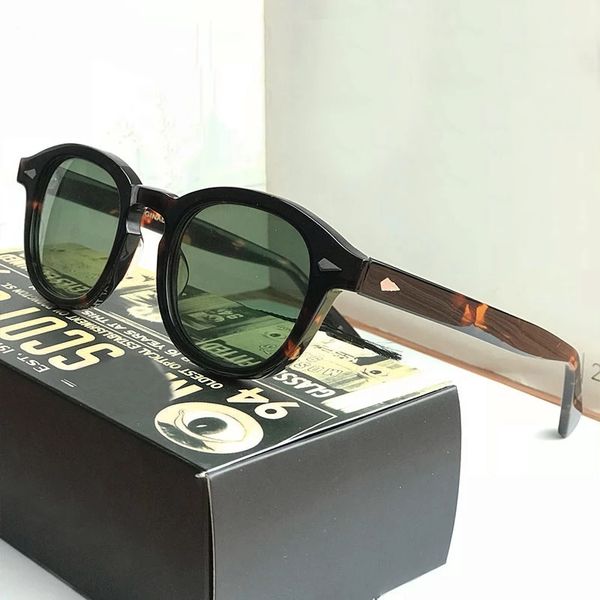 

johnny depp lemtosh style sunglasses men women vintage round tint ocean lens brand design sun glasses oculos de, White;black