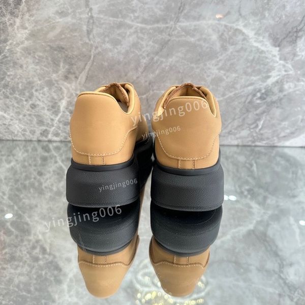 

2023new designer fashion brand casual shoes men's leather lace up fashion printing coach sports women's small white shoes, Black