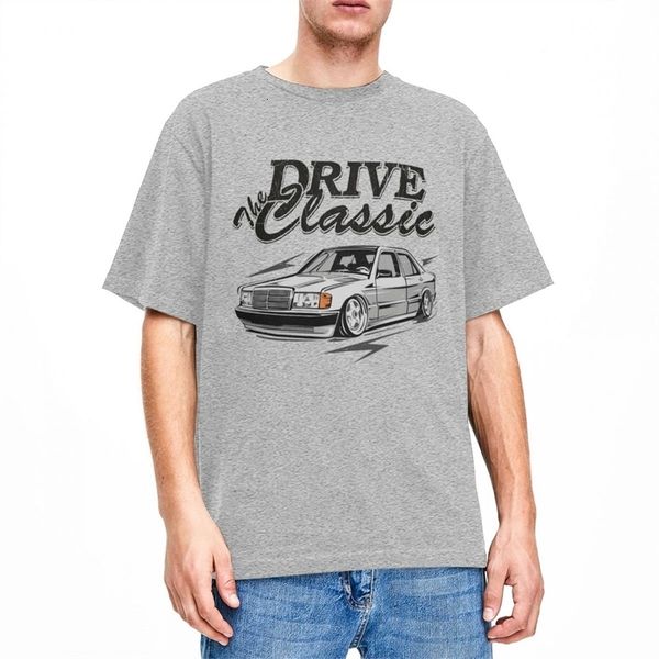 

mens tshirts awesome w201 drive the classic for men women crew neck cotton 190e vintage short sleeve tees 6xl 230404, White;black