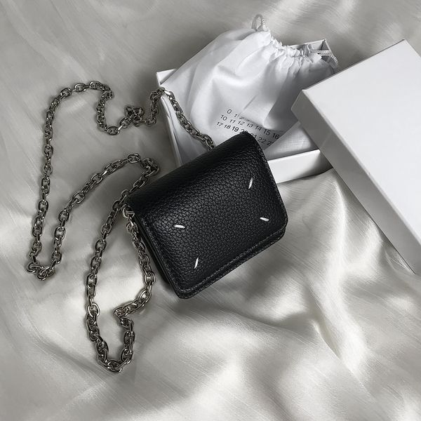 

evening bags hgsc 22ss denim single shoulder chain small backpack suitable for men and womens fashionable simple casual wallet crossover bac