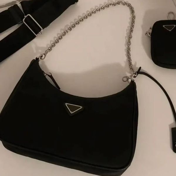 

re nylon re-edition bag rhinestones designer handbag zipper closure tote hobo woven tape handle crossbody luxury shoulder bag purse